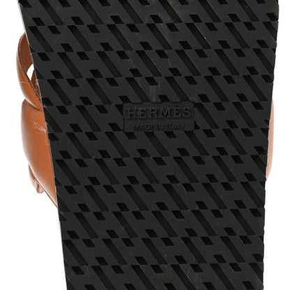 Hermes Nappa Extra Sandals 37 Naturel 6 of 11