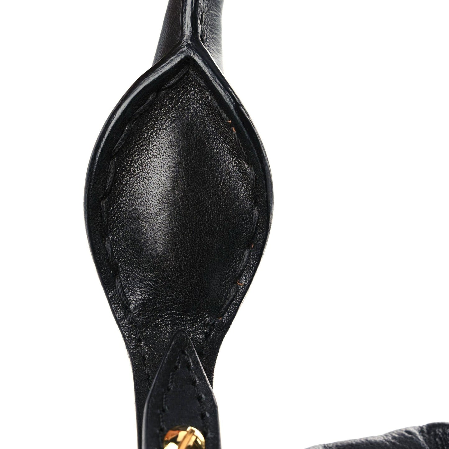 Calfskin House Check Big Crush Black
