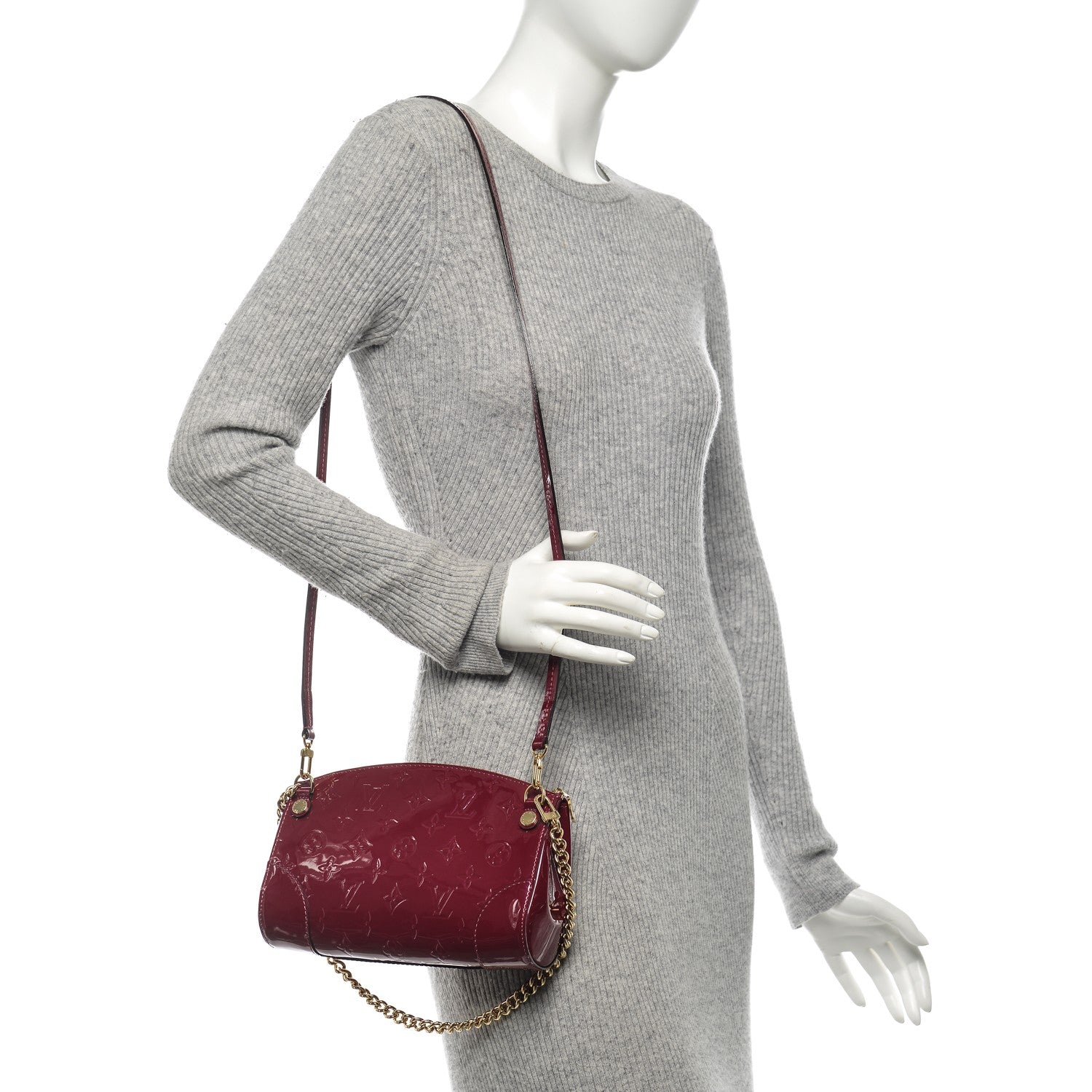 Louis Vuitton Vernis Santa Monica Clutch Magenta 2 of 6
