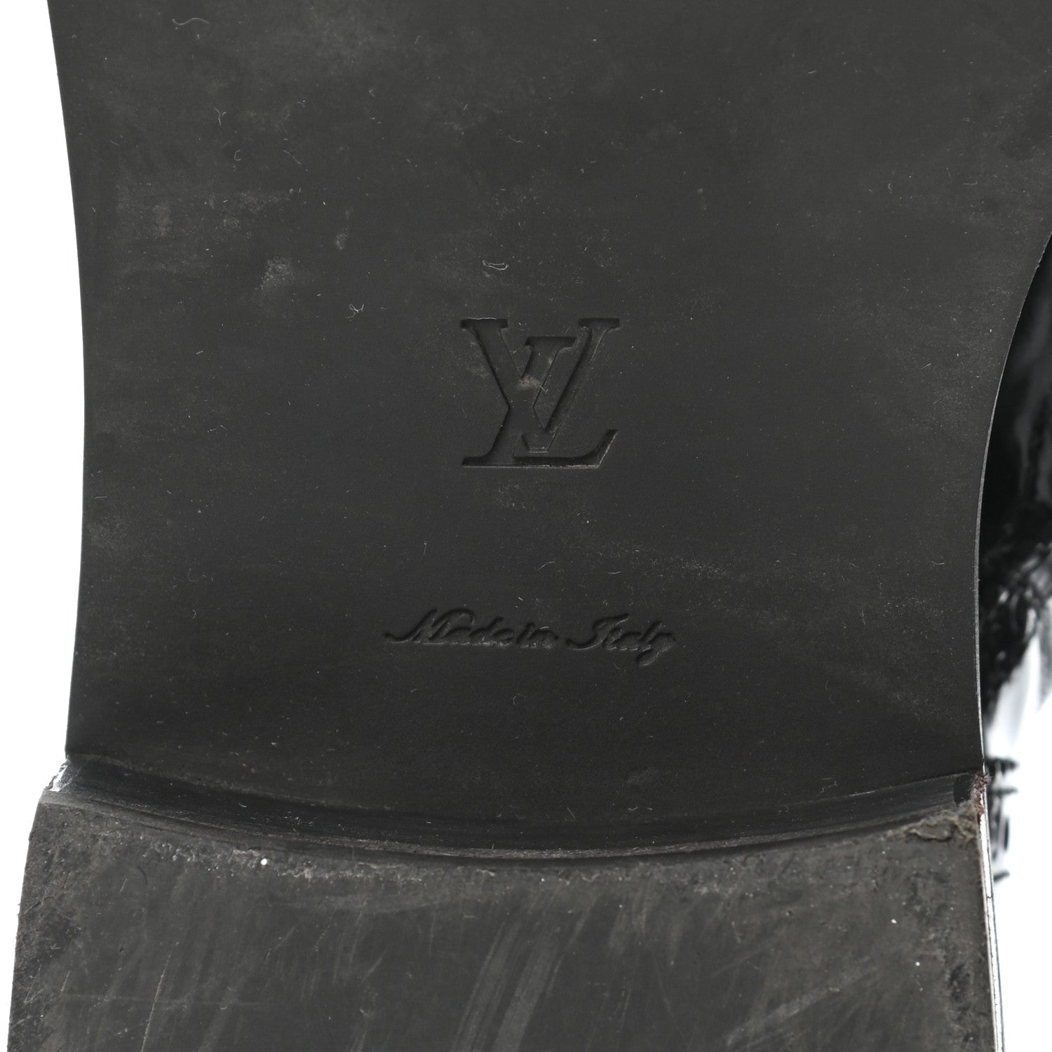 Louis Vuitton Glazed Calfskin Midtown Ankle Boots 37 Black 6 of 10