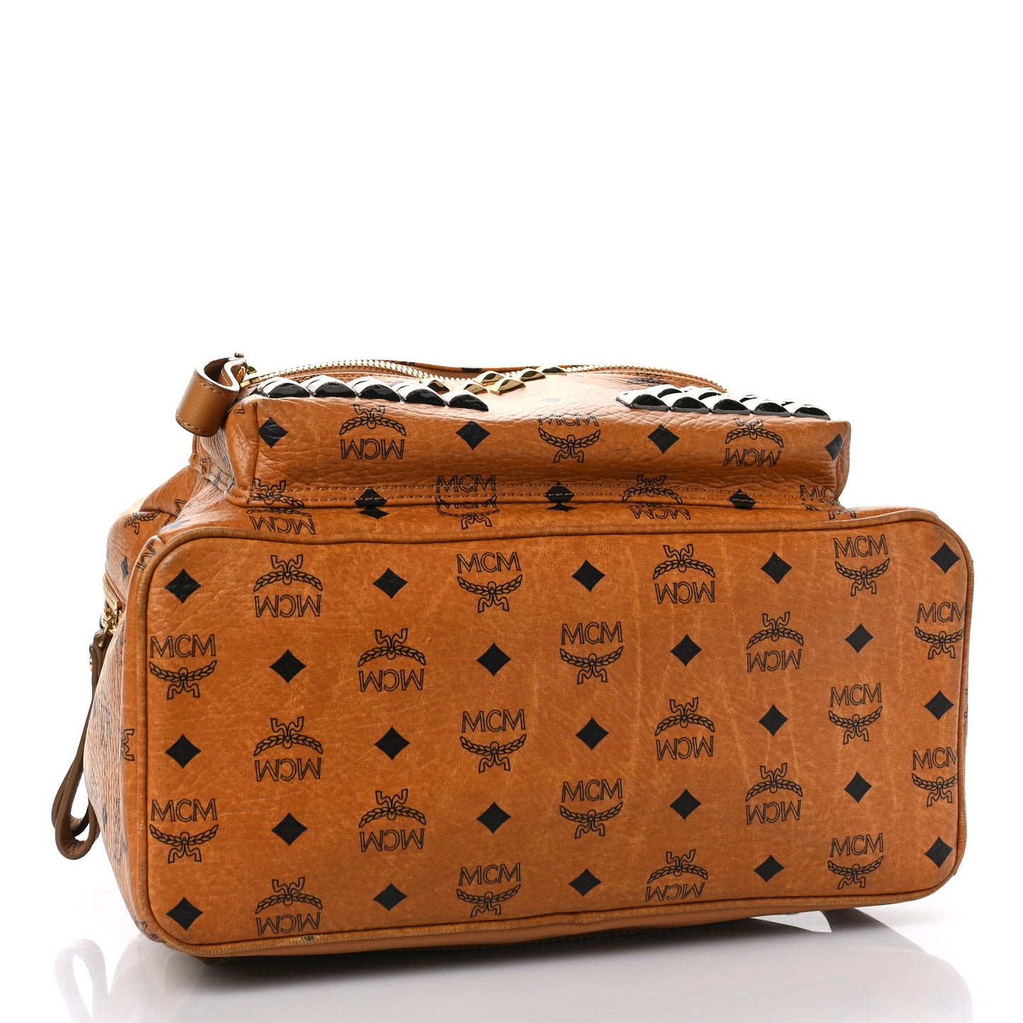 Visetos Studded Medium Stark M Backpack Cognac