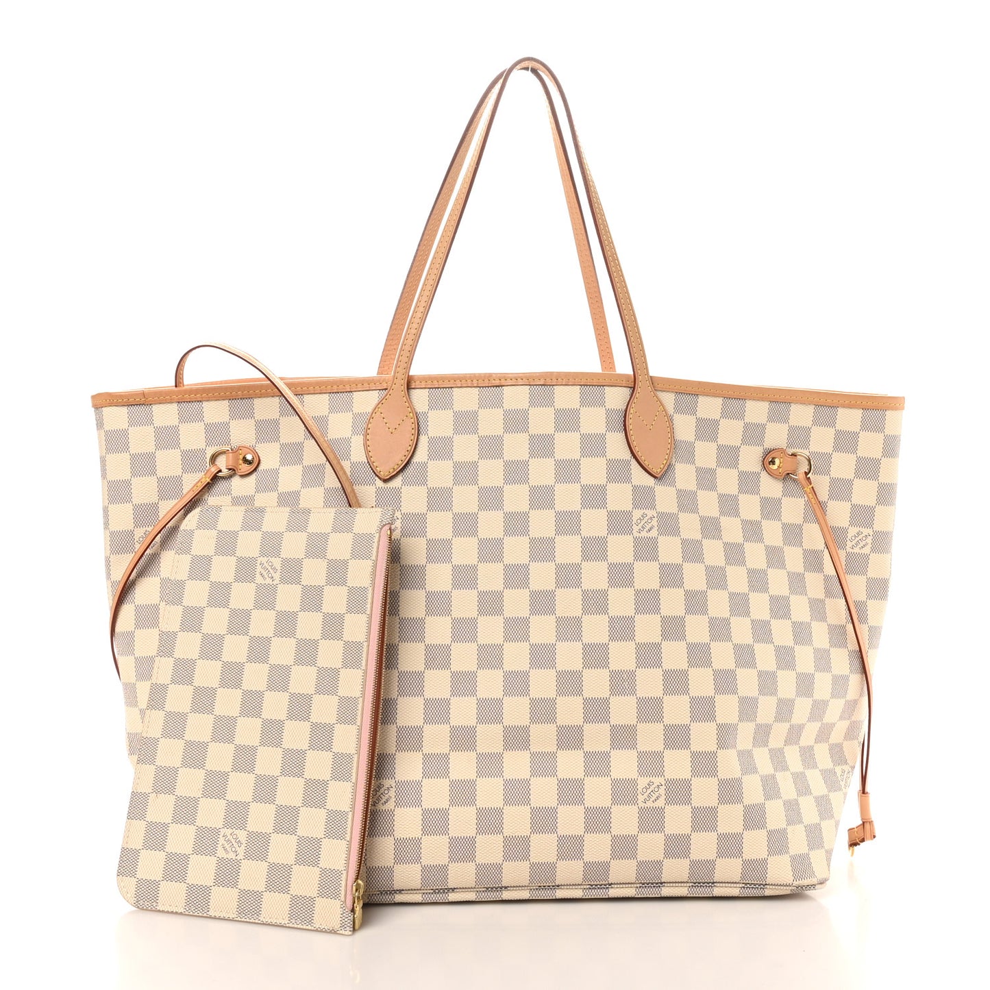 Damier Azur Neo Neverfull GM Rose Ballerine