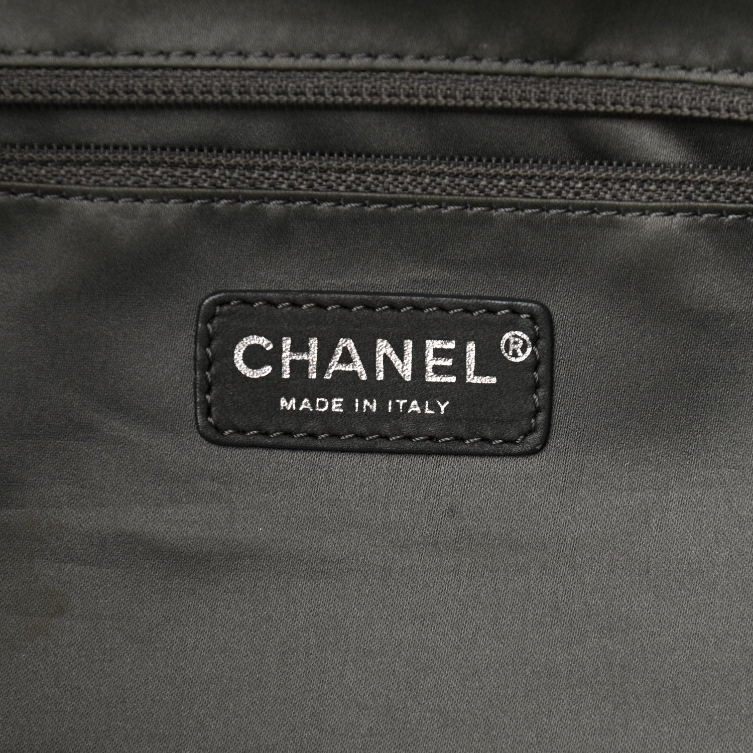 Chanel Lambskin Square Stitched Lax Large Tote Black 6 of 11