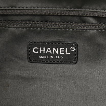 Chanel Lambskin Square Stitched Lax Large Tote Black 6 of 11