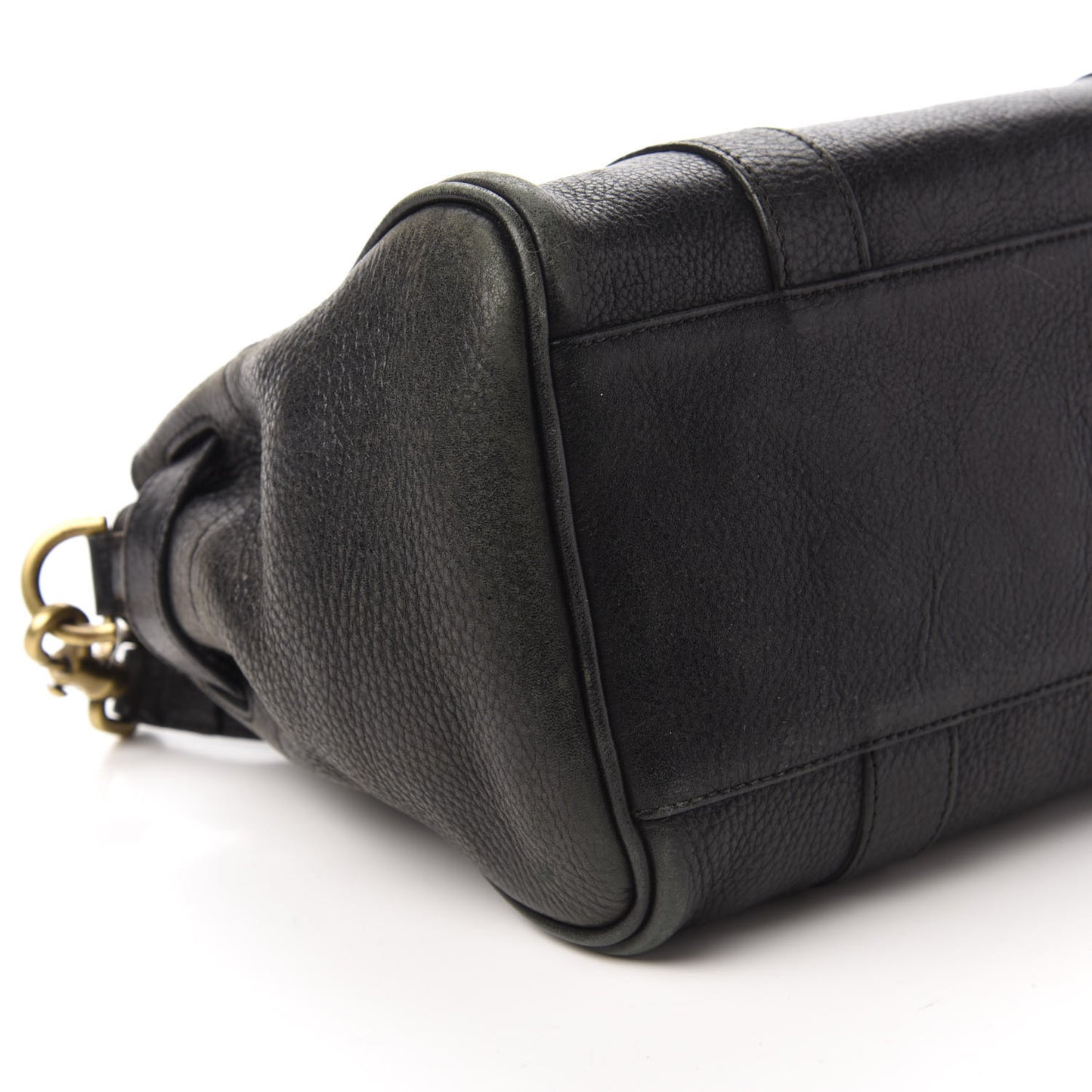 Natural Vegetable Tanned Small Bayswater Black