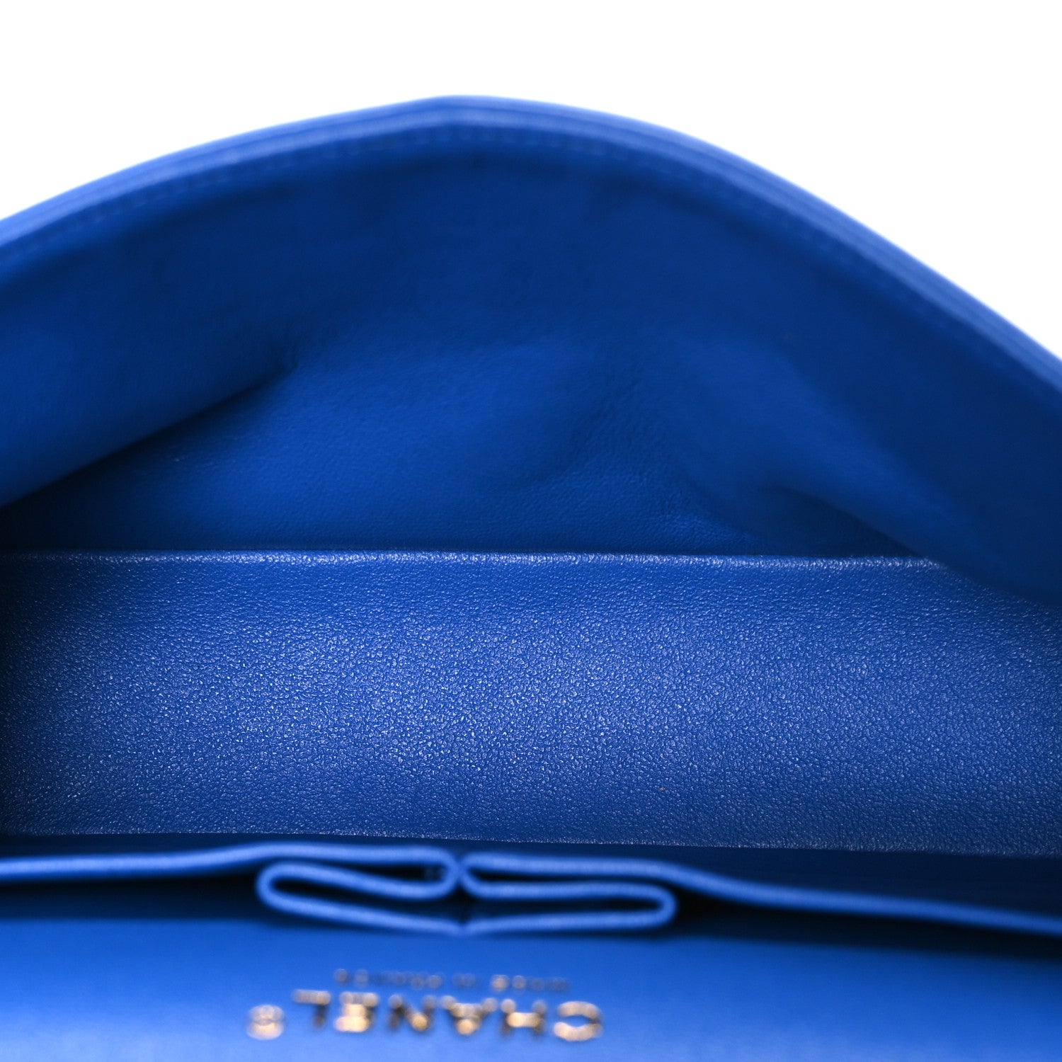 Chanel Lambskin Quilted Medium Double Flap Blue 4 of 9