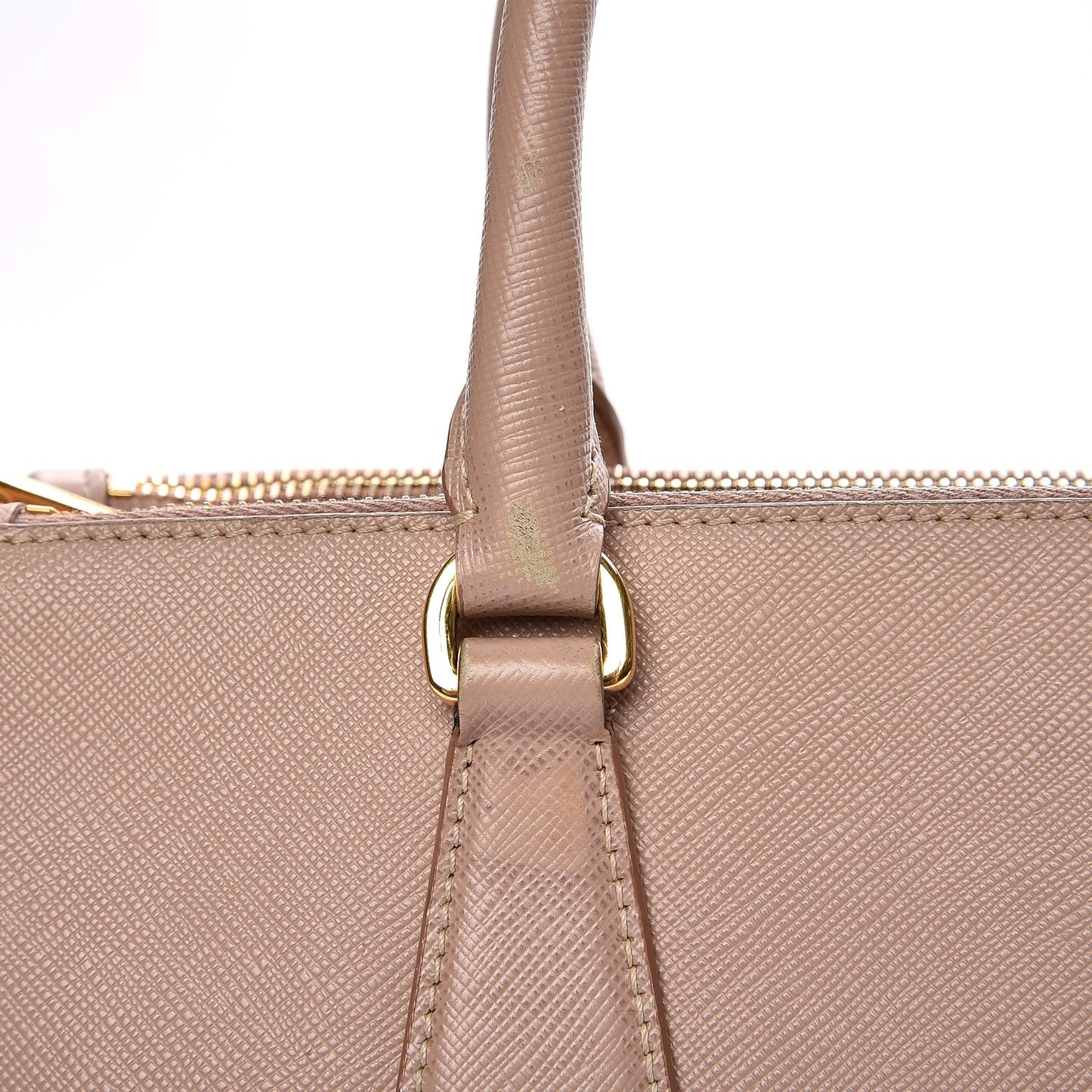 Saffiano Small Galleria Double Zip Tote Cammeo