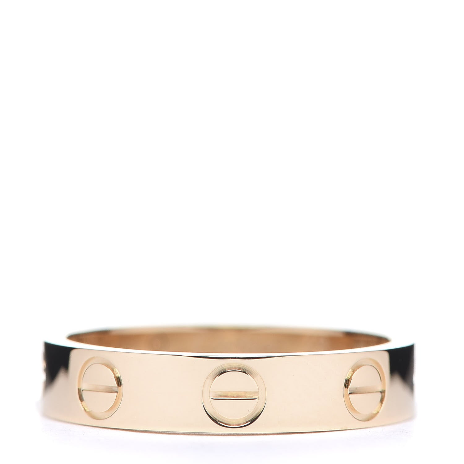 Cartier 18K Yellow Gold 3.5mm LOVE Wedding Band Ring 48 4.5 1 of 4
