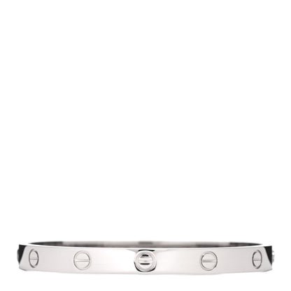 Cartier 18K White Gold LOVE Bracelet 17 3 of 6
