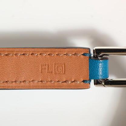 Hermes Veau Tadelakt Rivale Double Tour Bracelet Small Bleu Izmir 7 of 9