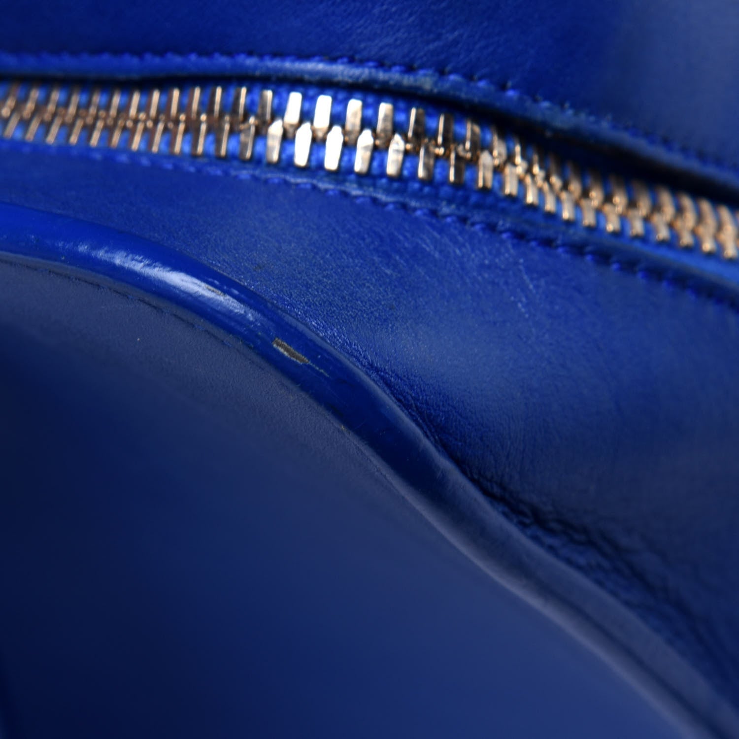 Saint Laurent Smooth Calfskin Small Monogram Cabas Blue Majorelle 16 of 30