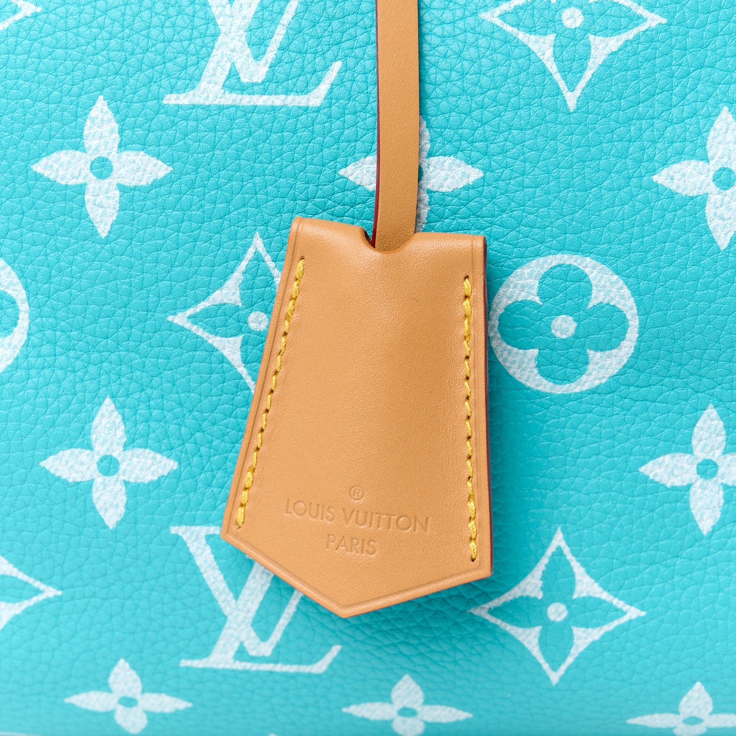 Louis Vuitton Calfskin Monogram Speedy P9 Bandouliere 40 Turquoise 12 of 19