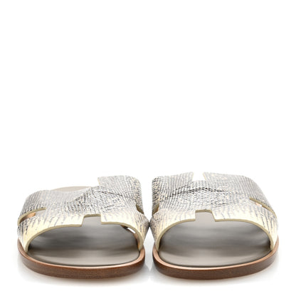 Hermes Lizard Mens Izmir Sandals 44 Ombre 3 of 9