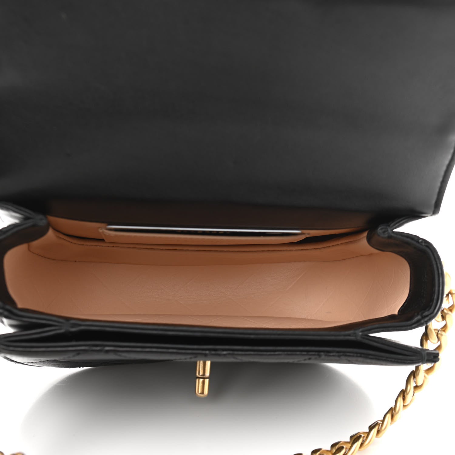 Chanel Calfskin Quilted Moon Messenger Black 5 of 13