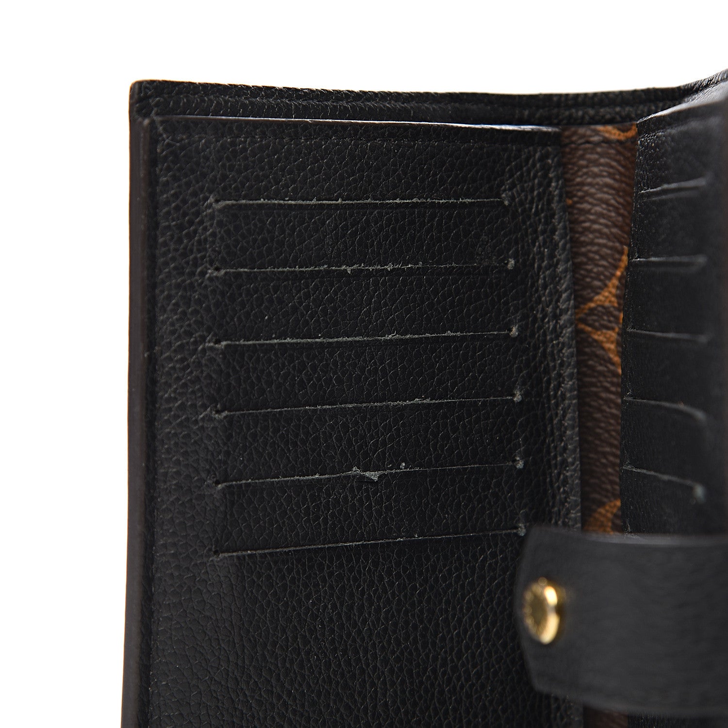 Louis Vuitton Monogram Pallas Compact Wallet Black 10 of 11