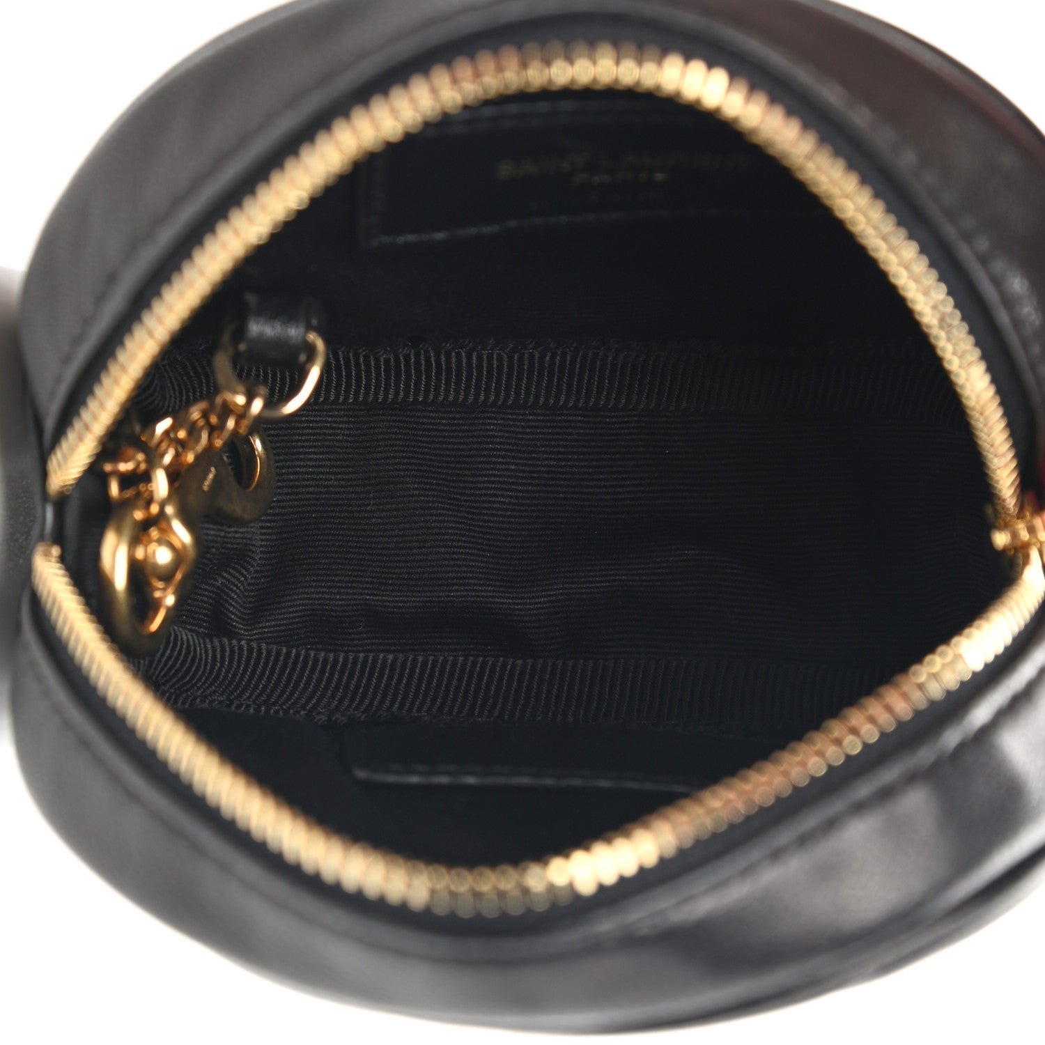 Saint Laurent Lambskin Quilted Lolita Cosmetic Pouch Black 5 of 7