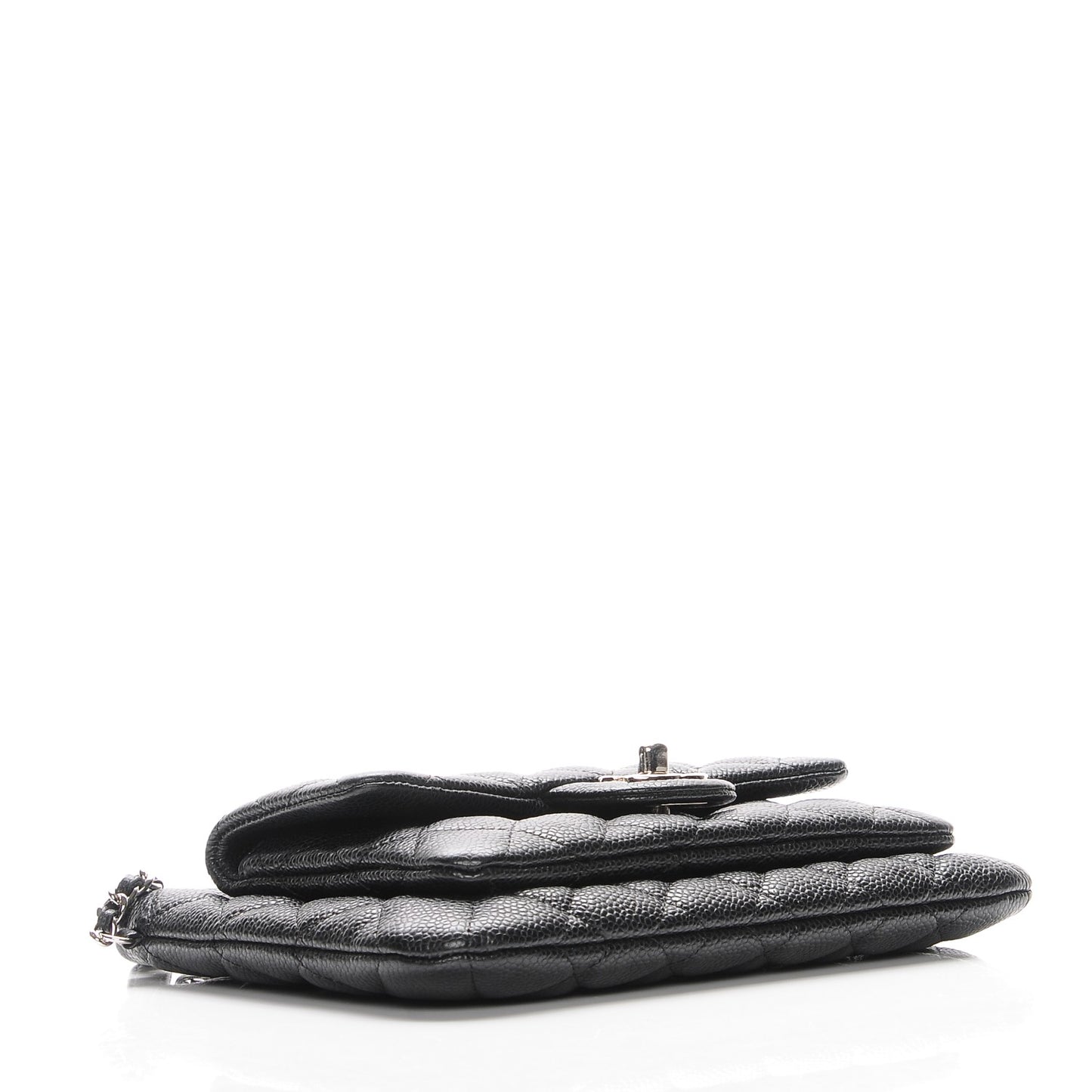 Caviar Quilted Daily Zip Crossbody Bag Black