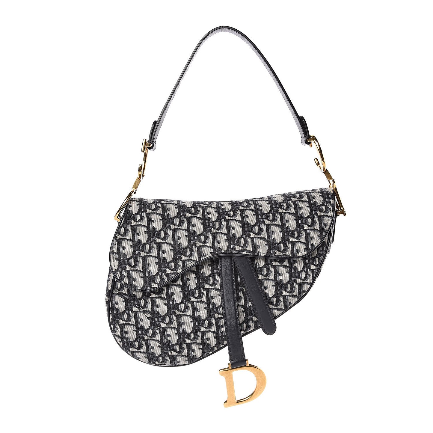 Oblique Saddle Bag Blue