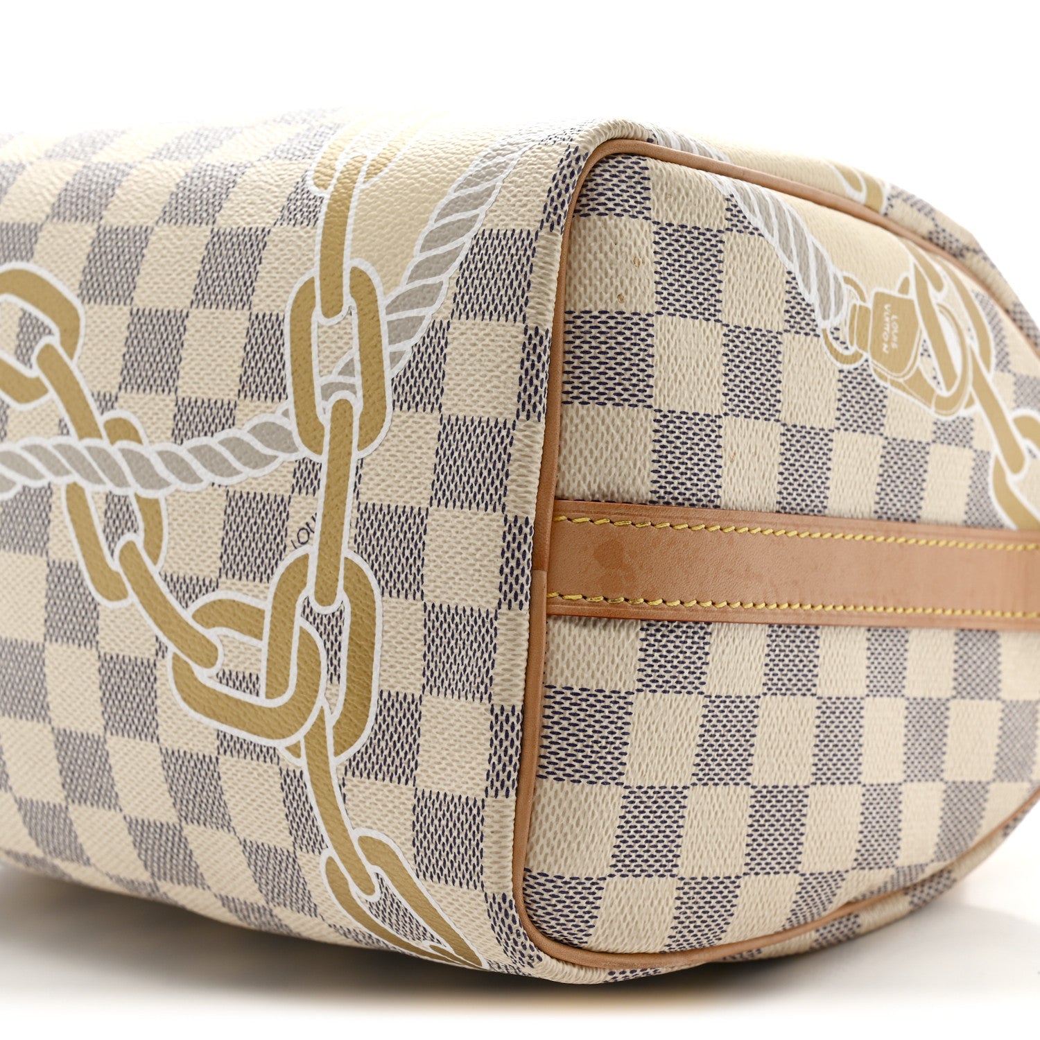Louis Vuitton Damier Azur Nautical Speedy Bandouliere 25 10 of 14