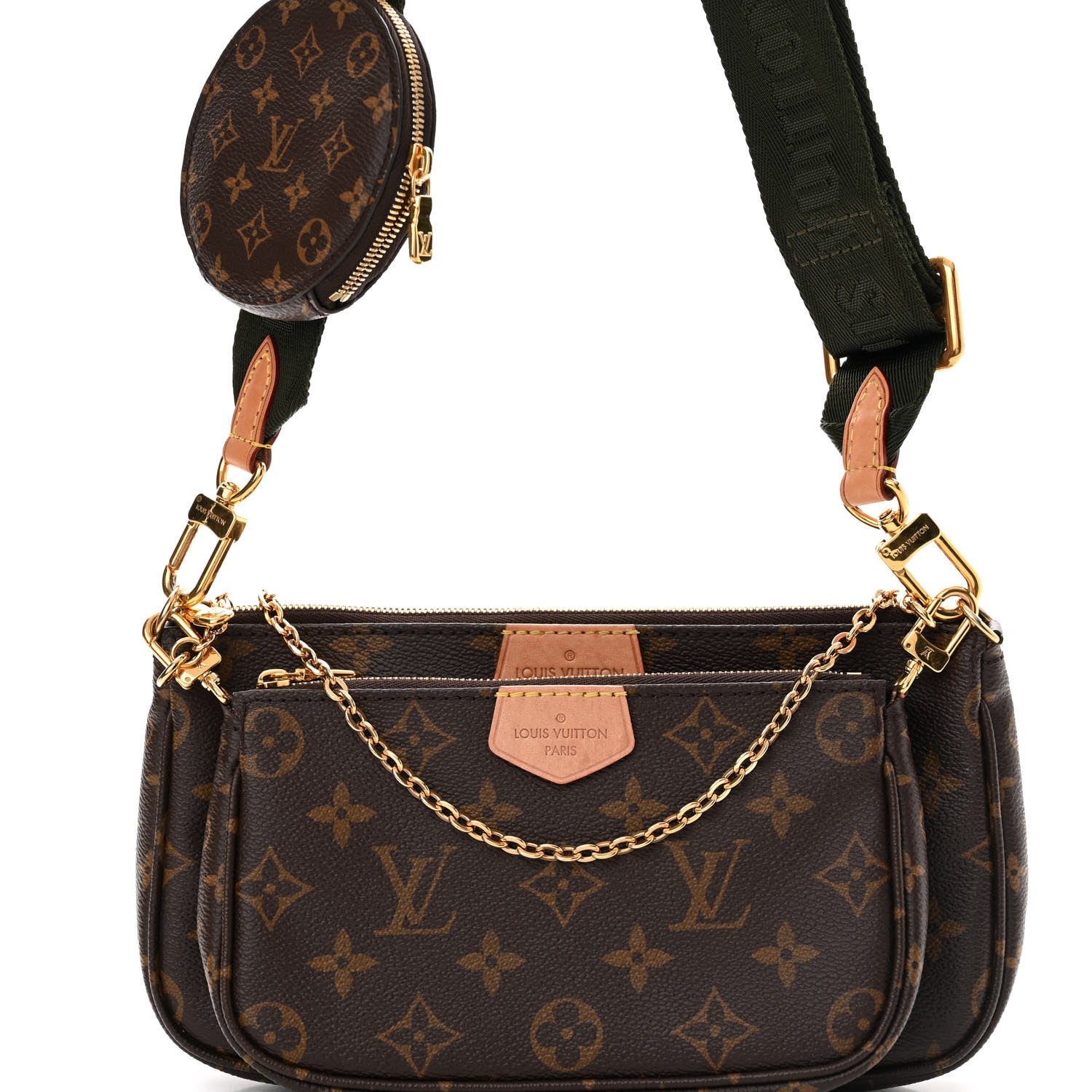 Louis Vuitton Monogram Multi Pochette Accessories Kaki 8 of 11
