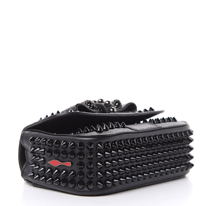 Christian Louboutin Calfskin Spikes Sweety Charity Crossbody Bag Black 4 of 11