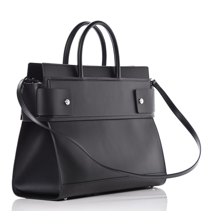Givenchy Smooth Calfskin Medium Horizon Satchel Black 3 of 8