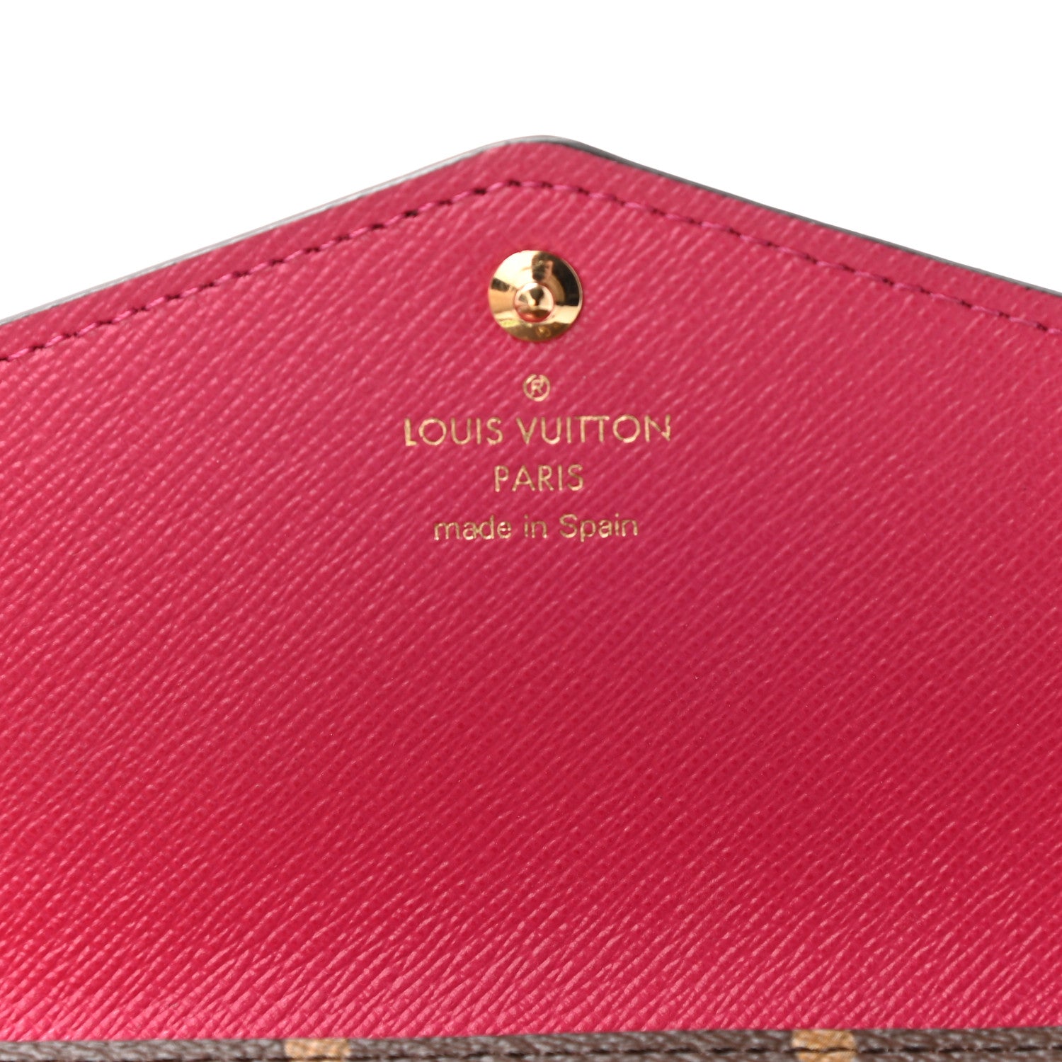 Louis Vuitton Monogram Travel Stickers Sarah Wallet 6 of 8