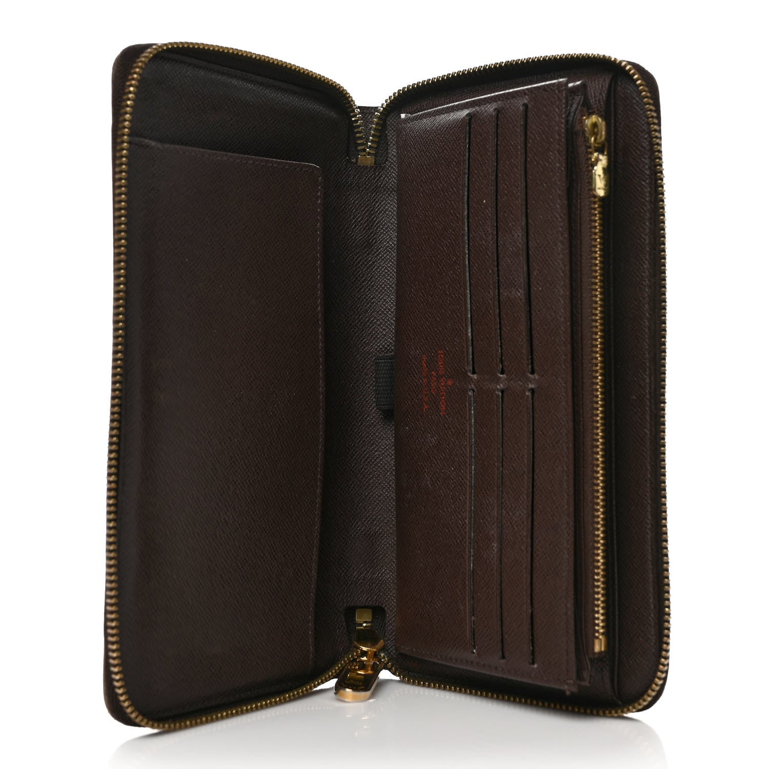 Louis Vuitton Damier Ebene Zippy Organizer Wallet 6 of 9