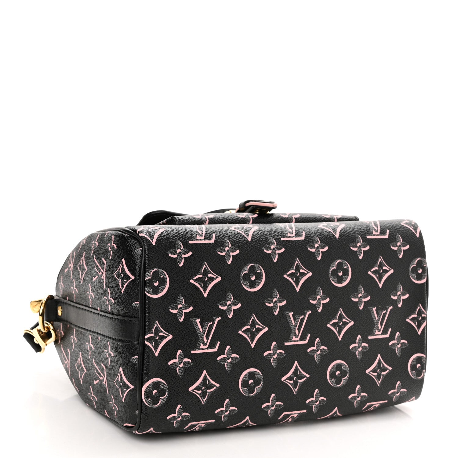 Louis Vuitton Monogram Fall for You Speedy Bandouliere 25 Black 4 of 9