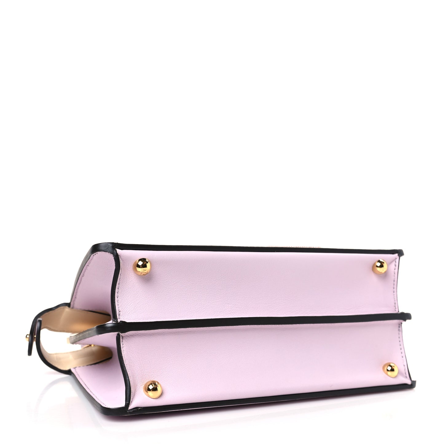 Vitello Seta Shiny Nappa Dancing Girls Inlay Small Peekaboo I SEE U Satchel Anemone Multicolor