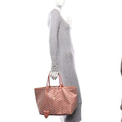 Goyard Iridescent Goyardine Saint Louis PM Pearly Coral 2 of 11