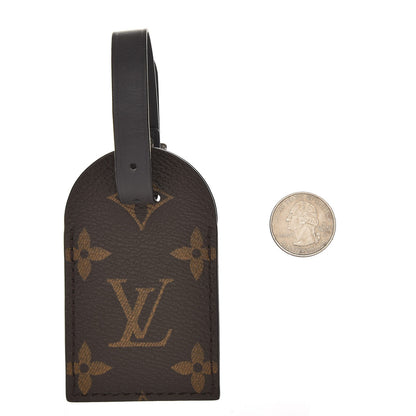 Louis Vuitton Monogram Luggage Tag Black 2 of 2