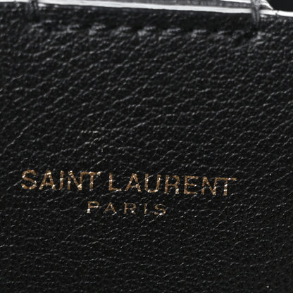 Saint Laurent Calfskin Large Shopping Tote Black 6 of 10