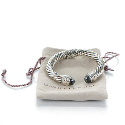 David Yurman Sterling Silver Hematine 10mm Cable Classics Bracelet 5 of 5