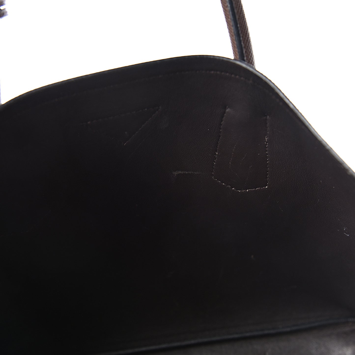 Saffiano Cuir Large Double Bag Cacao