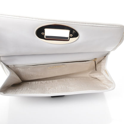 Chanel Lambskin Chocolate Bar Mademoiselle Flap Black White 5 of 8