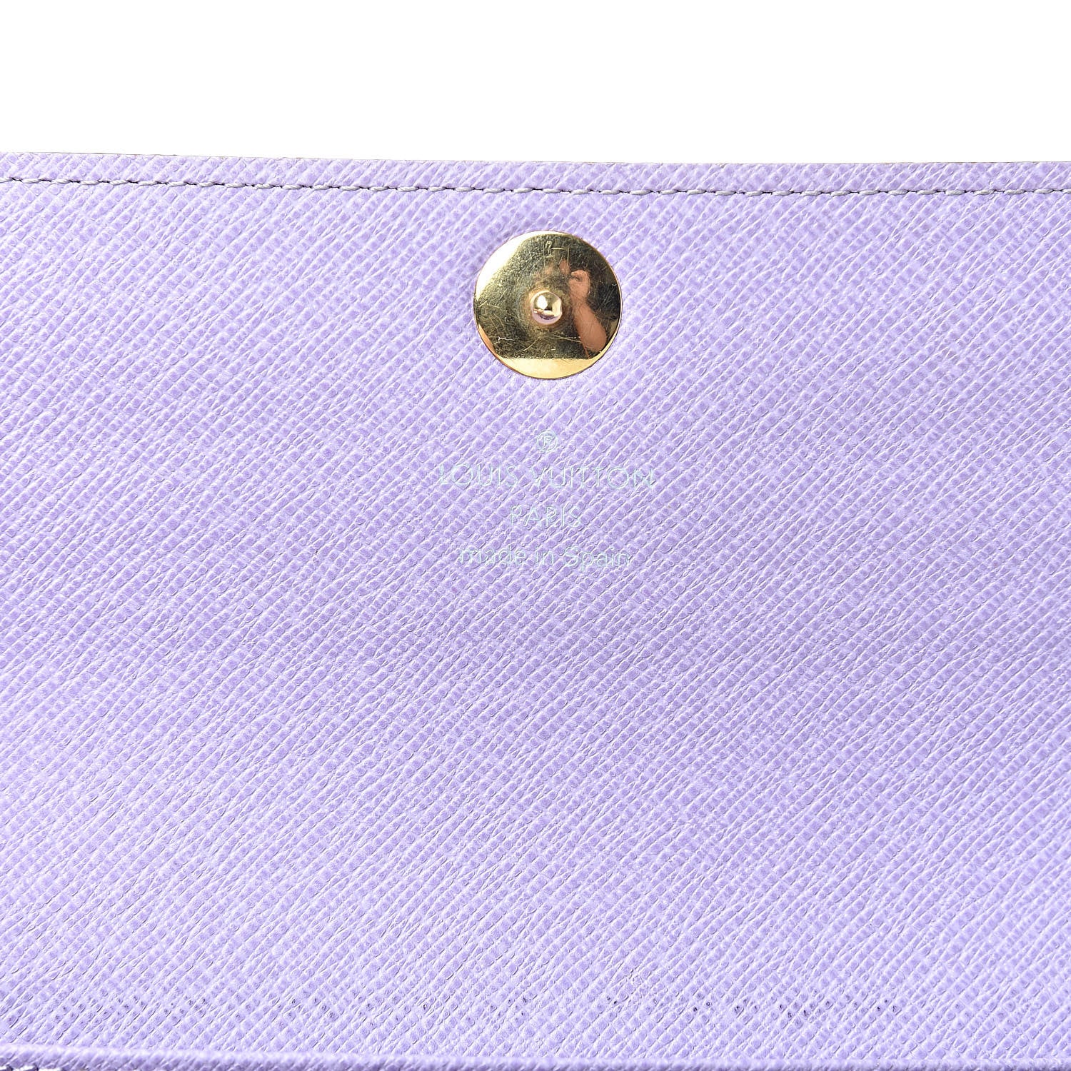 Louis Vuitton Monogram Multicolor Sarah Wallet Black Violet 6 of 10