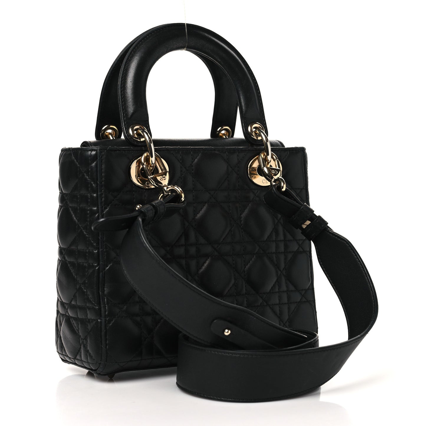 Lambskin Cannage Small My ABCDior Lady Dior Black
