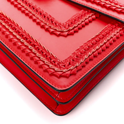 Bulgari Calfskin Plisse Serpenti Forever Crossbody Bag Red 12 of 12