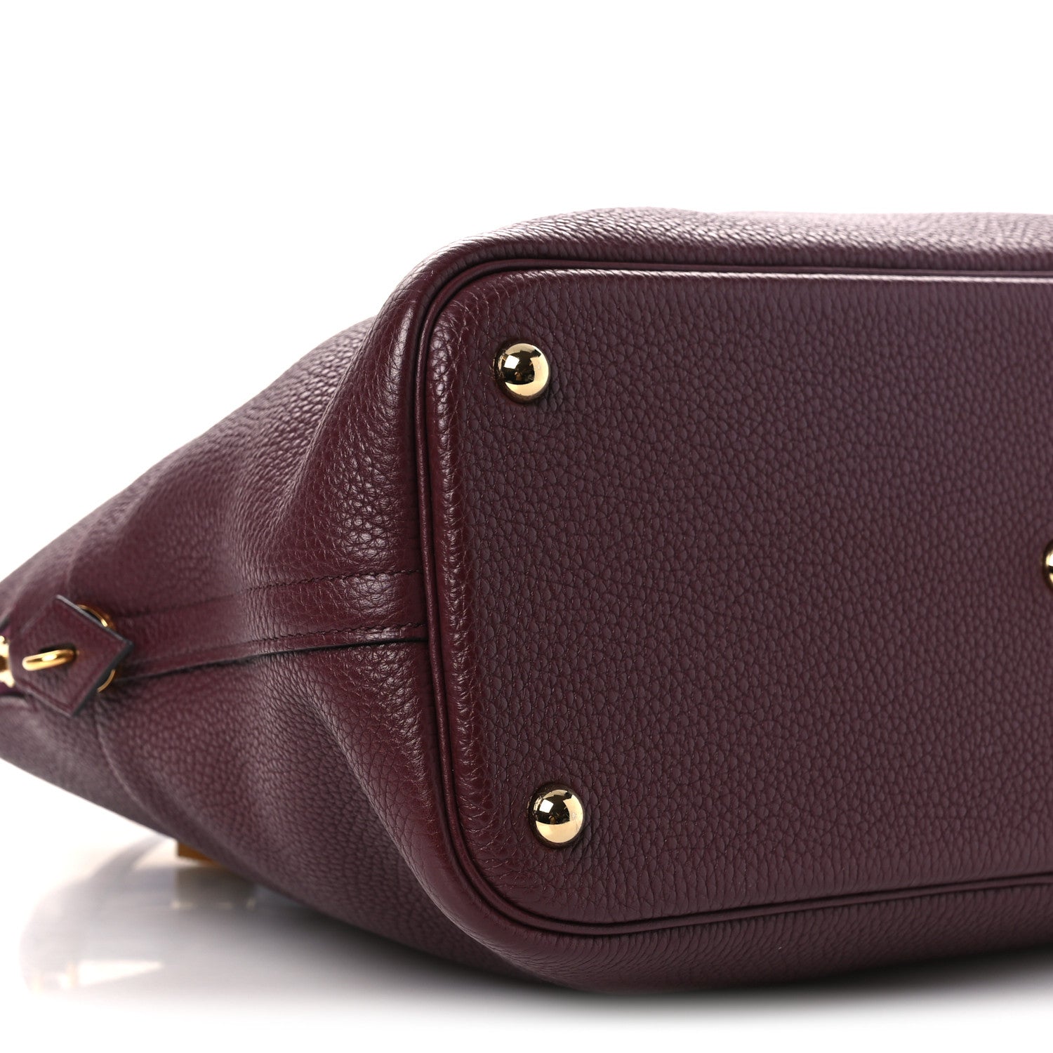 Hermes Taurillon Clemence Bolide 31 Bordeaux 9 of 12