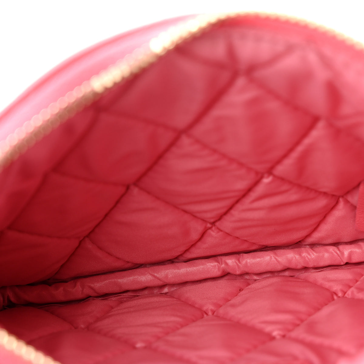 Chanel Lambskin Quilted Small Casino Cosmetic Case Pink 4 of 8
