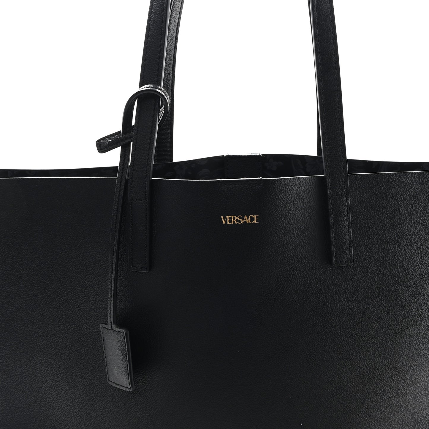 Calfskin Virtus Tote Black