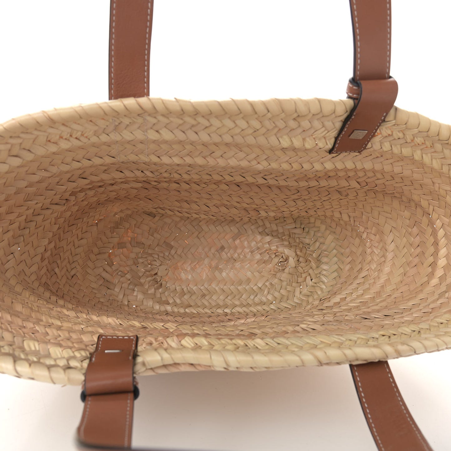 Raffia Basket Tote Natural Tan