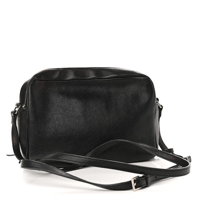 Saint Laurent Lambskin Monogram Small Lou Camera Bag Black 3 of 13