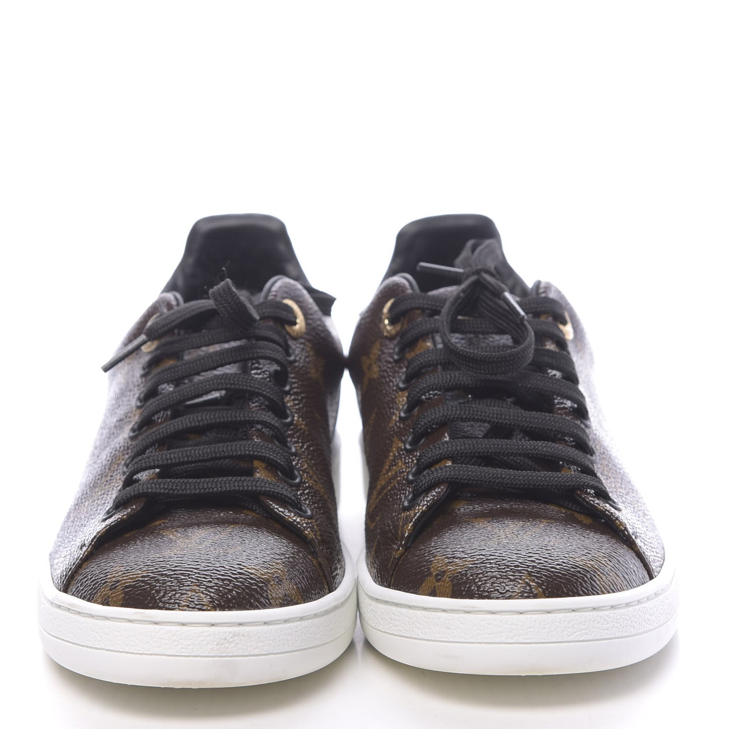 Patent Monogram Frontrow Sneakers 37