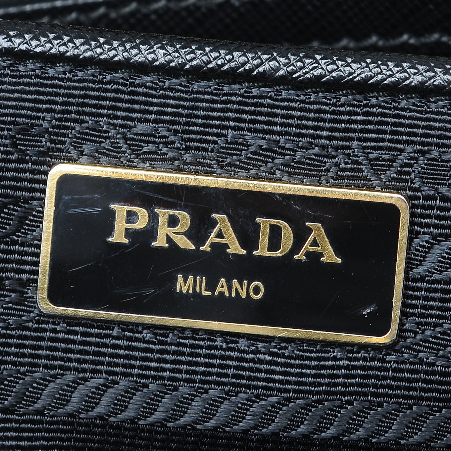Saffiano Lux Large Tote Nero Black