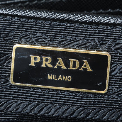Prada Saffiano Lux Large Tote Nero Black 6 of 9