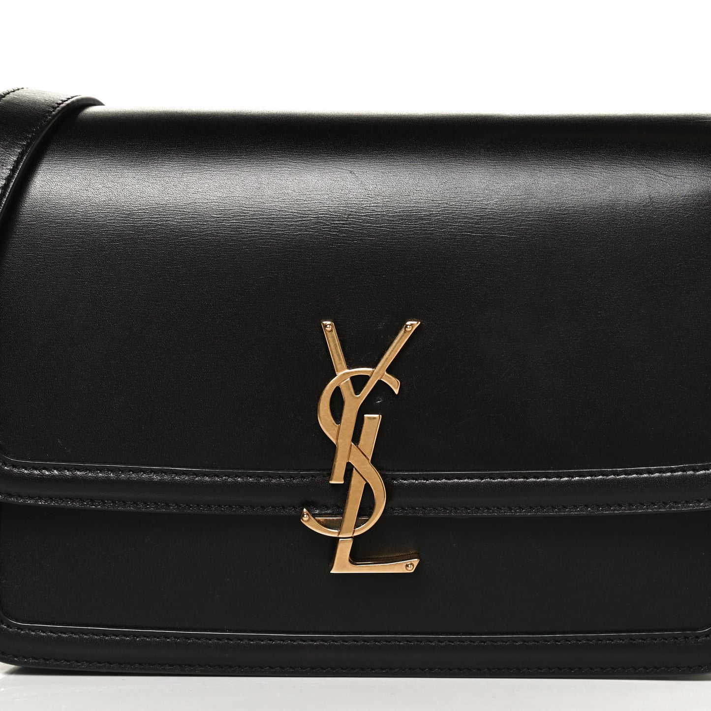 Box Calfskin Monogram Medium Solferino Satchel Black