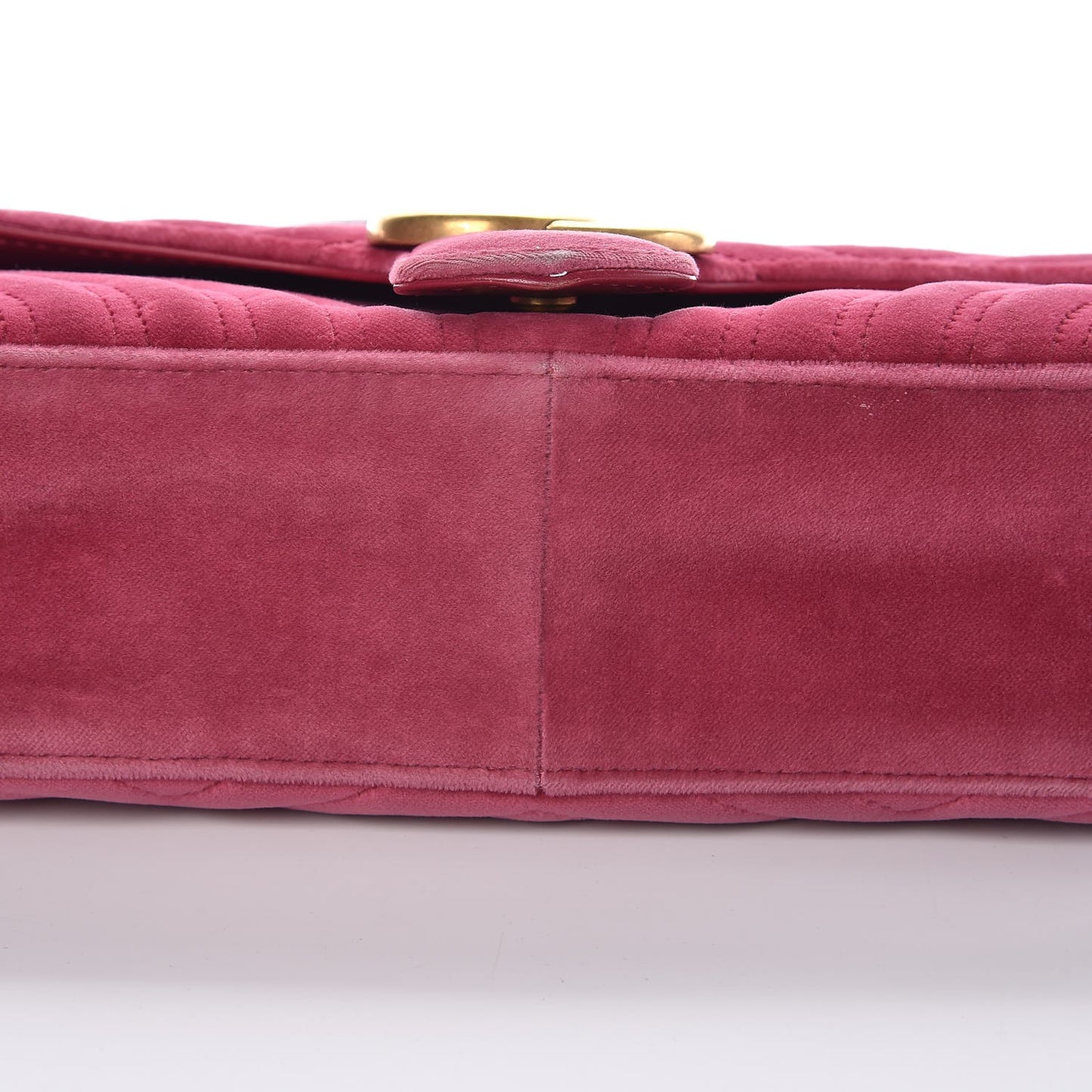 Velvet Matelasse Small GG Marmont Shoulder Bag Light Raspberry Rose