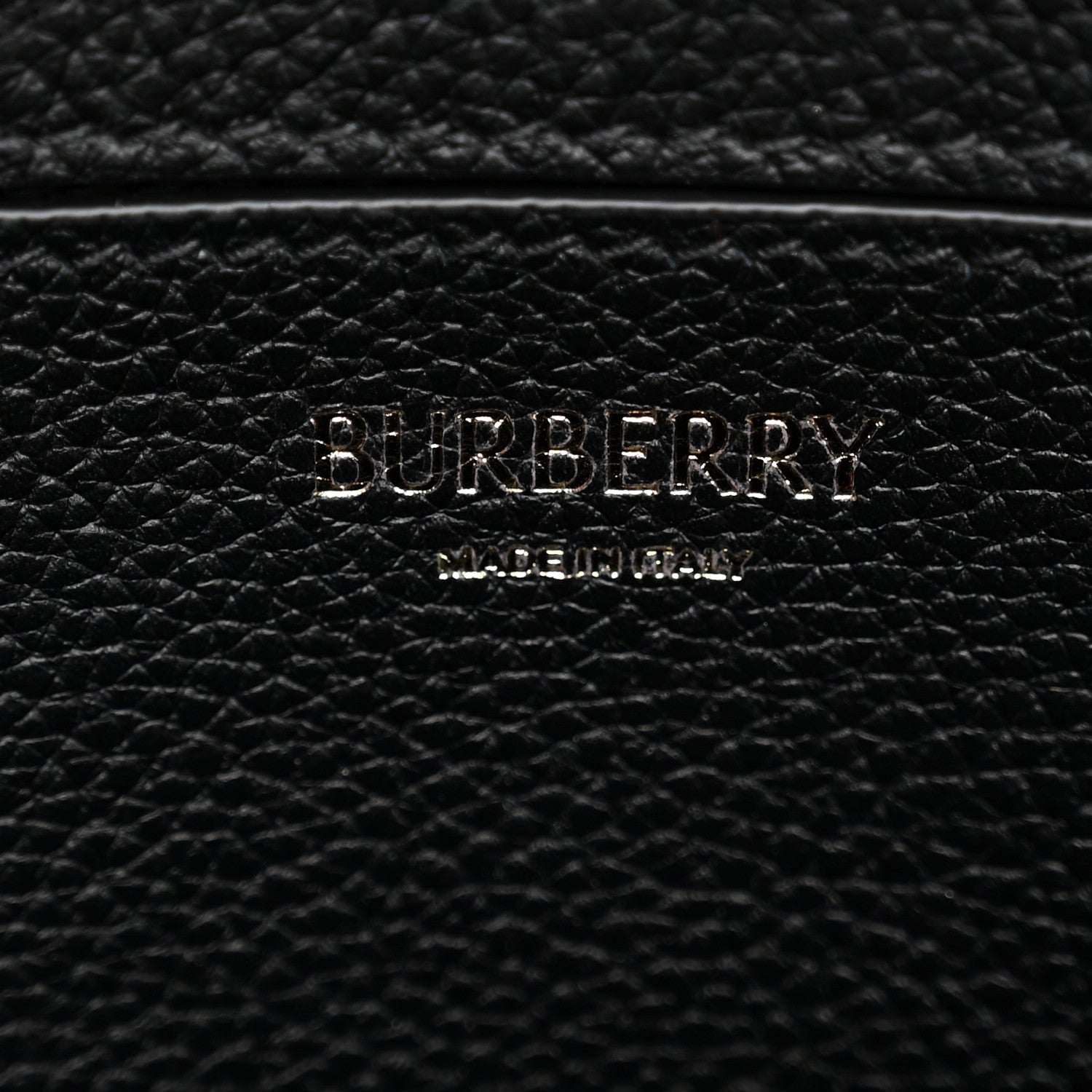 Burberry Grainy Calfskin Vintage Check Medium Note Crossbody Bag Black Post Red 6 of 9